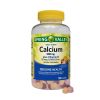 Spring Valley Calcium 500 mg plus Vitamin D 25 mcg Bone Health Dietary Supplement Gummies, 100 Count