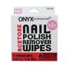 Onyx Professional 2-in-1 Acetone Remover Wipes, 10 Piece