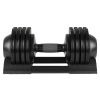 52LBS Adjustable dumbbell steel and plastic