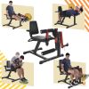 Leg Extension and Curl Machine - Leg Exercise Machine with Adjustable Seat Backrest and Rotary Leg Extenstion, Adjustable Leg Curl for Home Gym Hamstr