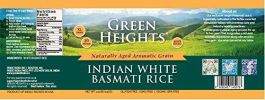 White Basmati Rice - 24 Ounce / 680 Grams Jar (15+ Servings) - Proudly Made in America - Healthy Nourishing Essentials by Green Heights 24 oz