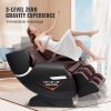 VEVOR Massage Chair - Full Body Zero Gravity Recliner with Multi Auto Modes, 3D Shiatsu, Heating, Bluetooth Speaker, Airbag, Foot Roller, and Touch Sc