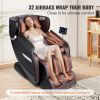 VEVOR Massage Chair - Full Body Zero Gravity Recliner with Multi Auto Modes, 3D Shiatsu, Heating, Bluetooth Speaker, Airbag, Foot Roller, and Touch Sc