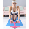 Sit Up Bar Floor, Portable Sit Up Exercise Equipment with Strong Suction Cups and Adjustable Foot Holder