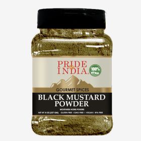 Pride of India ‚Äì Black Mustard Seed Ground ‚Äì Perfect Ingredient in Spice Blends ‚Äì Spice up Pickles/Curries/Stews ‚Äì Additives Free/Gourmet Spic (Value: Spices)