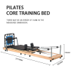 Pilates Bed, Beech Wood Pilates Equipment Studio, Shamachine home and garage gym body exercise multiple accessories squat rack adult men and women