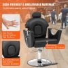 VEVOR Salon Chair, Hydraulic Recliner Barber Chair for Hair Stylist, 360 Degrees Swivel 90¬∞-130¬∞ Reclining Salon Chair for Beauty Spa Shampoo, Max L